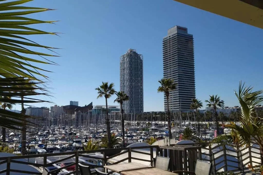 Sea Views & City Skyline Barcelona Lägenhet