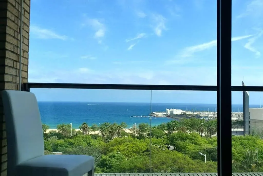 Sea Views & City Skyline Barcelona Lägenhet